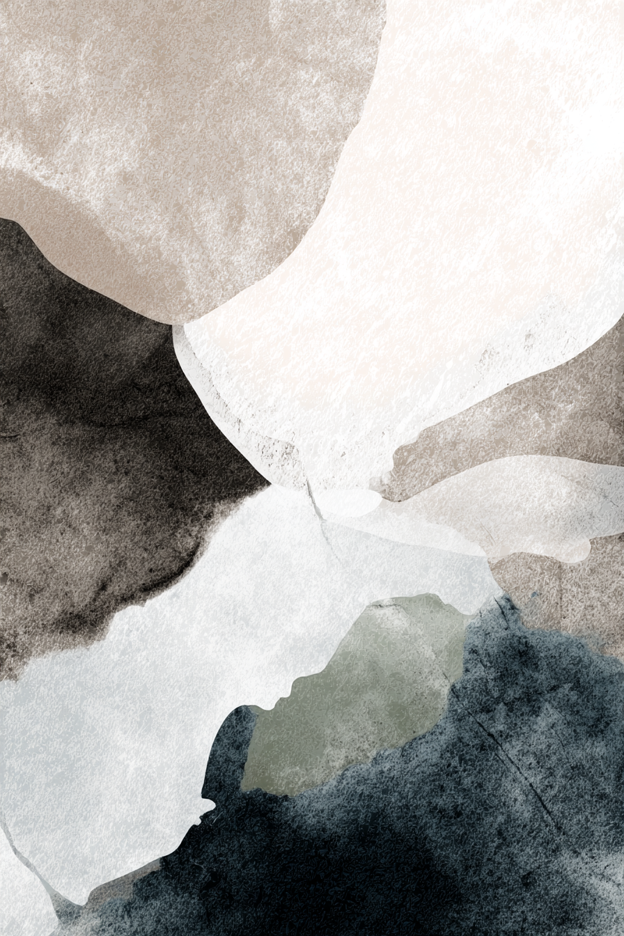 Abstraktes Design Muster Mit Weichen Farben | Skandinavisch | Einrichtungsstile