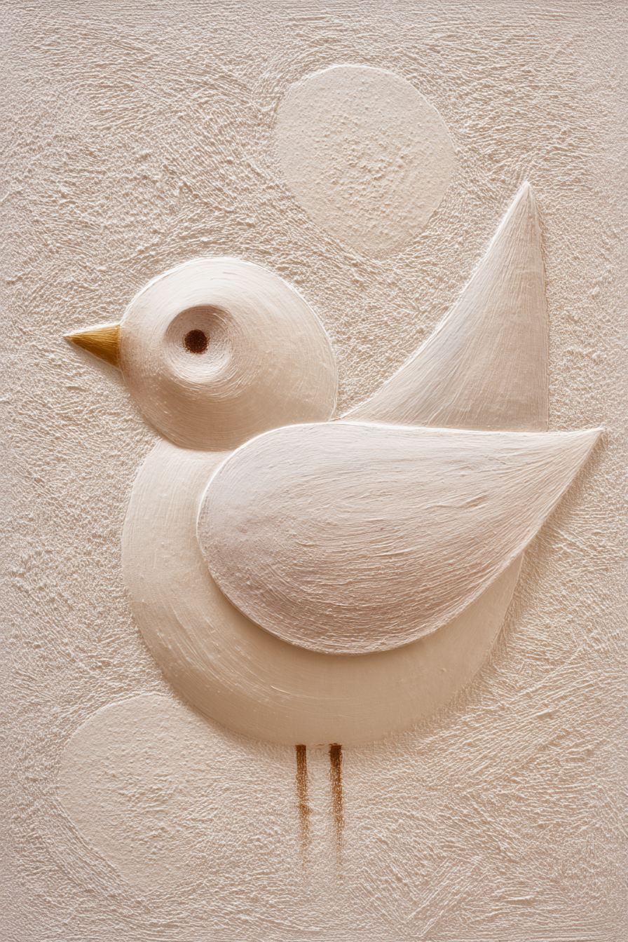 Vogel Relief Bild | Skandinavisch | Einrichtungsstile