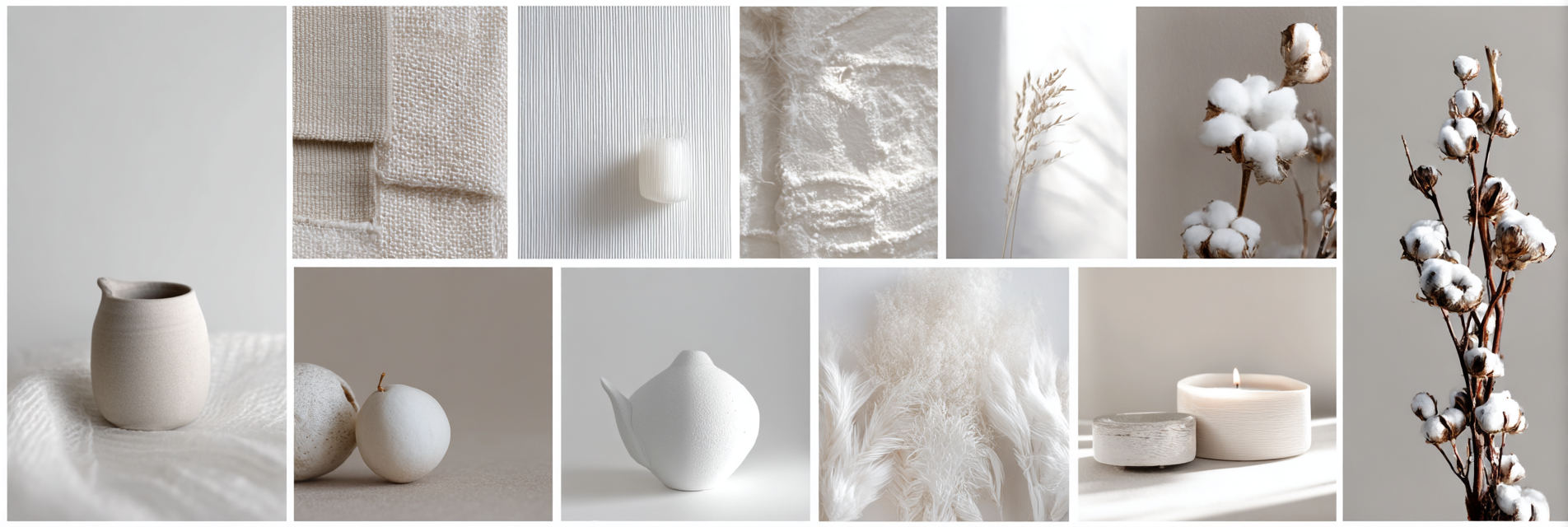 Skandenavisch Sammlung Neutralton Objekte Minimalistische Fotografie | Skandinavisch | Einrichtungsstile