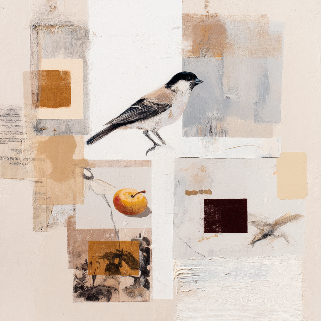 Skandenavisch Vogel Kunstwerk | Skandinavisch | Einrichtungsstile