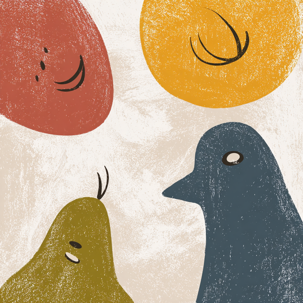 Bunte Vogel Formen | Skandinavisch | Einrichtungsstile