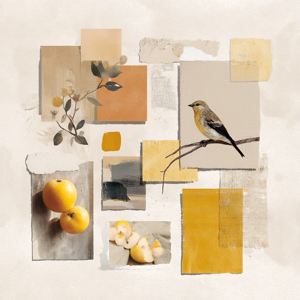 Vogel Orange Abstrakt | Skandinavisch | Einrichtungsstile
