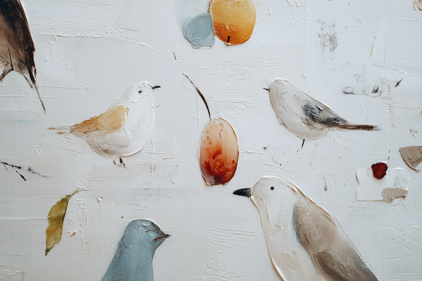 Voegel Und Fruechte Kunstwerk | Skandinavisch | Einrichtungsstile