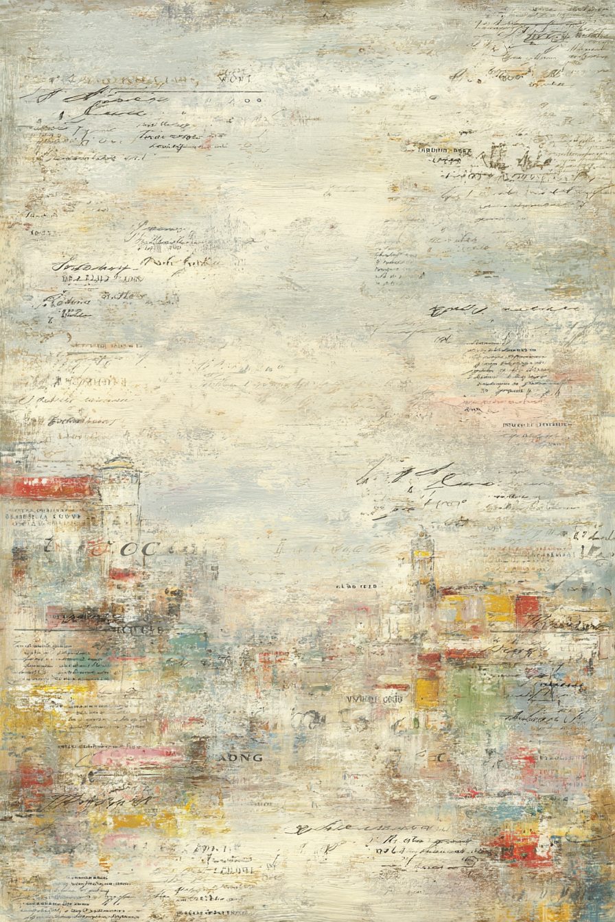 Vintage Und Shabby Abstrakte Kunst Mit Texturen Und Farbigen Elementen | Vintage Shabby | Einrichtungsstile