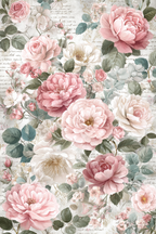 Vintage Und Shabby Blumiges Muster Mit Handschrift | Vintage Shabby | Einrichtungsstile