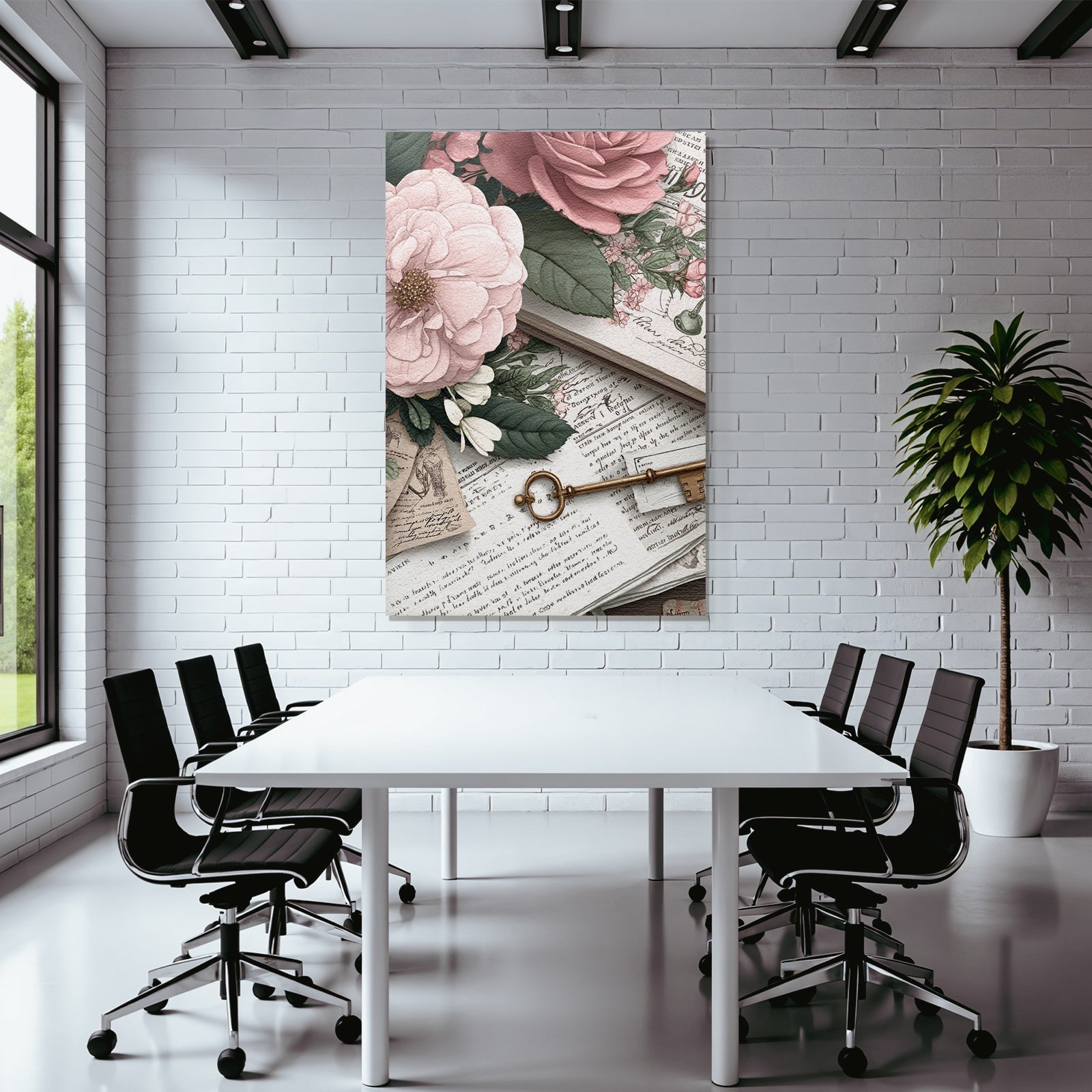 Vintage and shabby vintage elements collection flowers old documents and keys