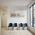 Vintage Und Shabby Blumen Illustration Vogel Vintage Hintergrund