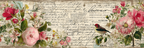 Vintage Und Shabby Blumendesign Mit Voegel Und Notizen | Vintage Shabby | Einrichtungsstile
