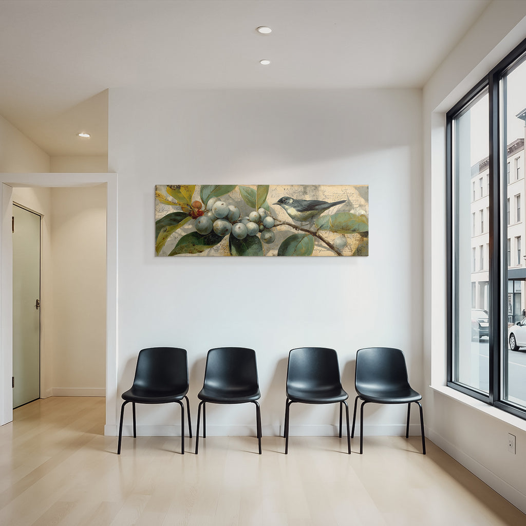 Vintage Und Shabby Vogelaufast Fruechten