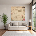 Vintage Und Shabby Alte Briefe Und Fotos Collage