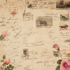 Vintage Und Shabby Alte Briefe Und Fotos Collage | Vintage Shabby | Einrichtungsstile