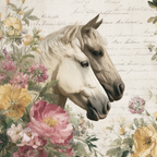 Vintage Und Shabby Pferd Und Blumen | Vintage Shabby | Einrichtungsstile