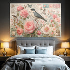 Vintage Und Shabby Blumen Voegel Schmetterlinge Vintage Design