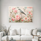 Vintage Und Shabby Blumen Voegel Schmetterlinge Vintage Design