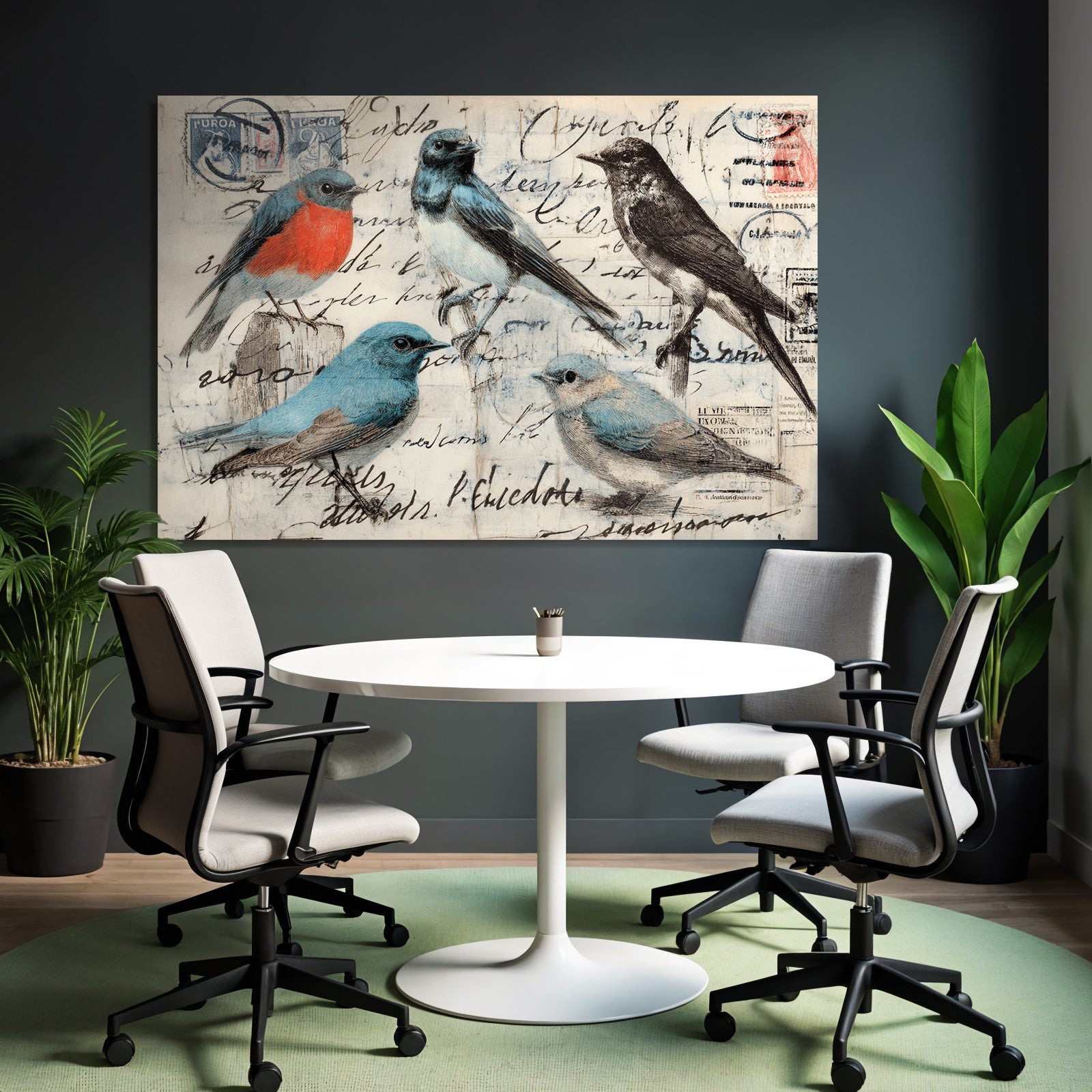 Vintage and Shabby Vintage Bird Postcards