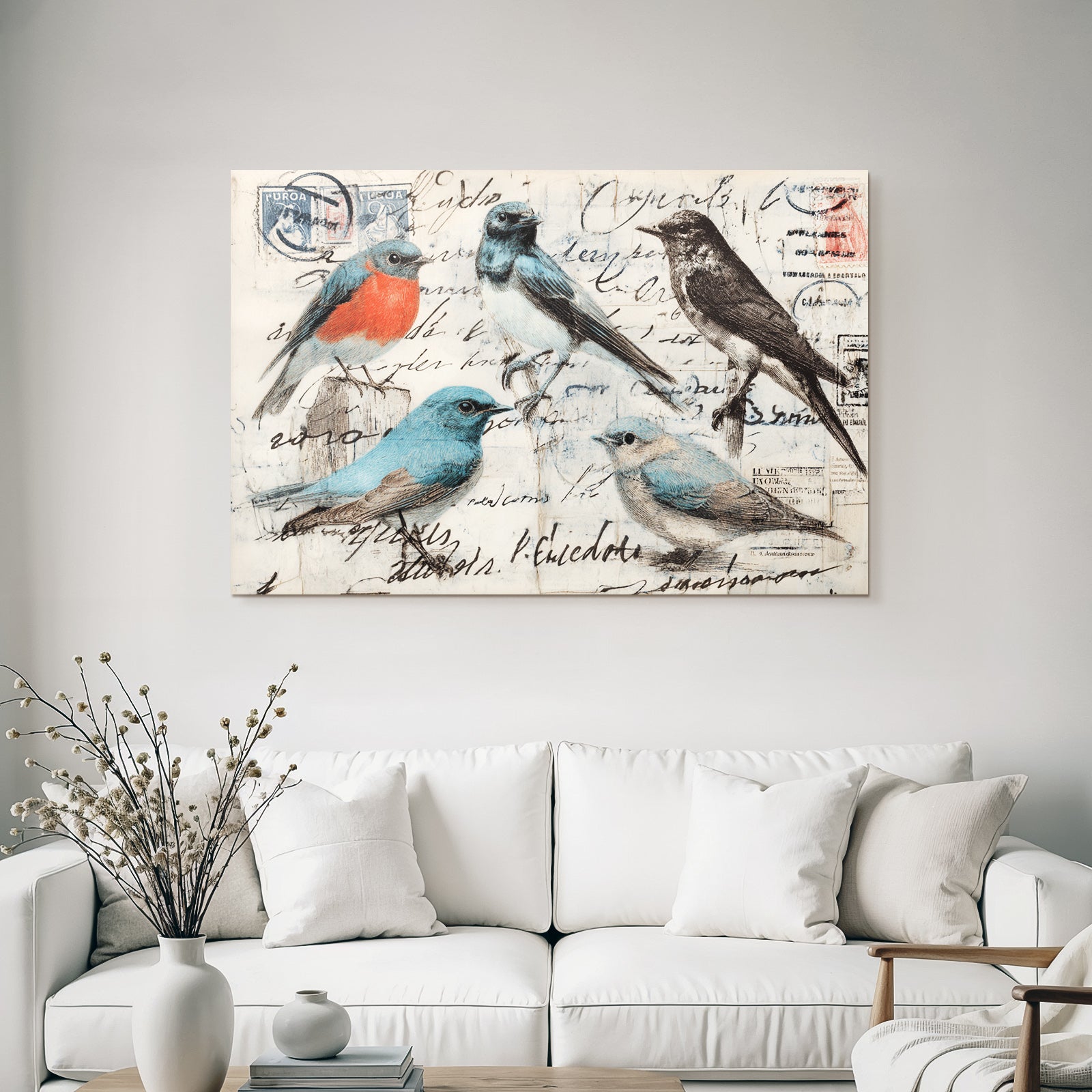 Vintage and Shabby Vintage Bird Postcards