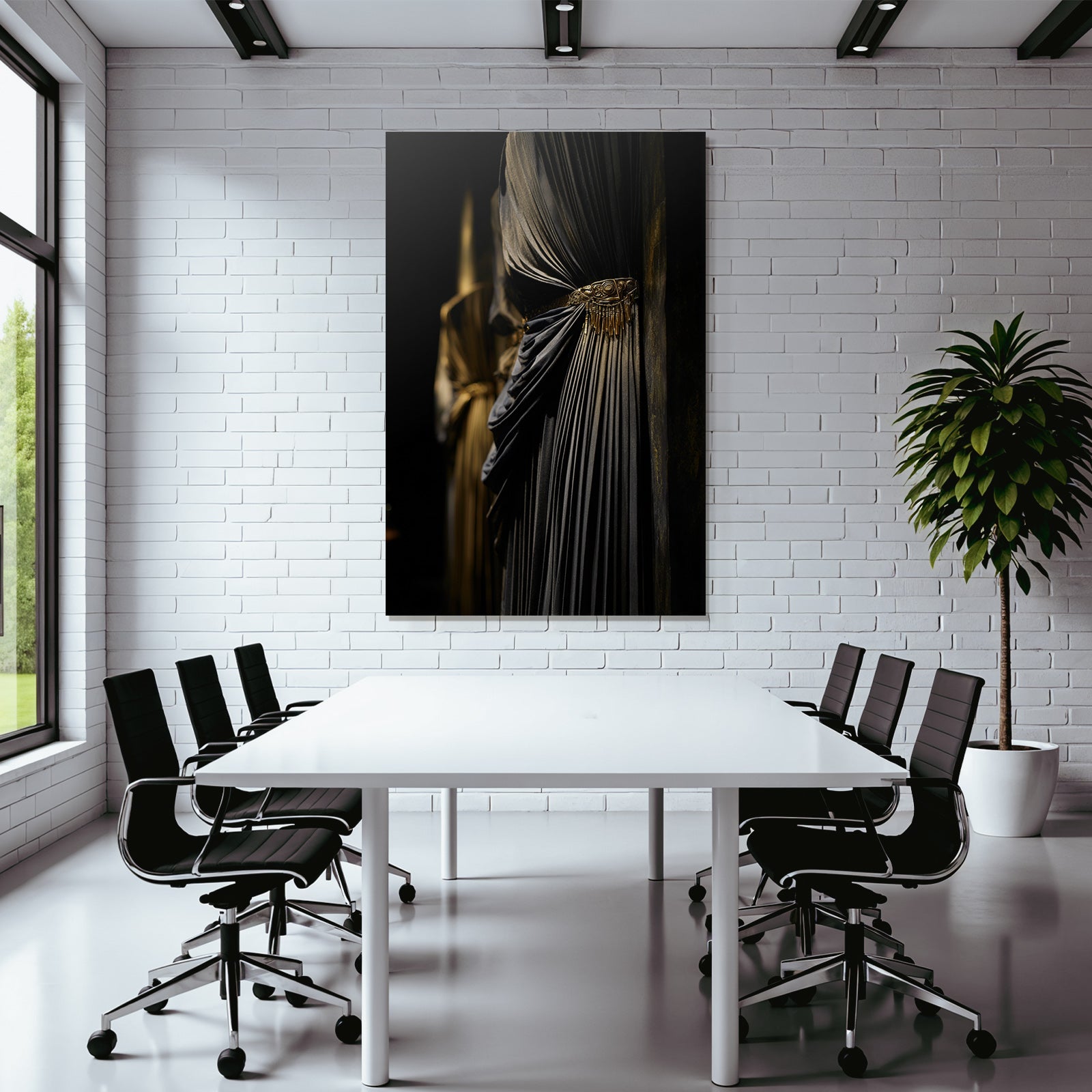 Elegant Gestufte Kleider Mit Dekorativem Gurt Und Lichtspiel