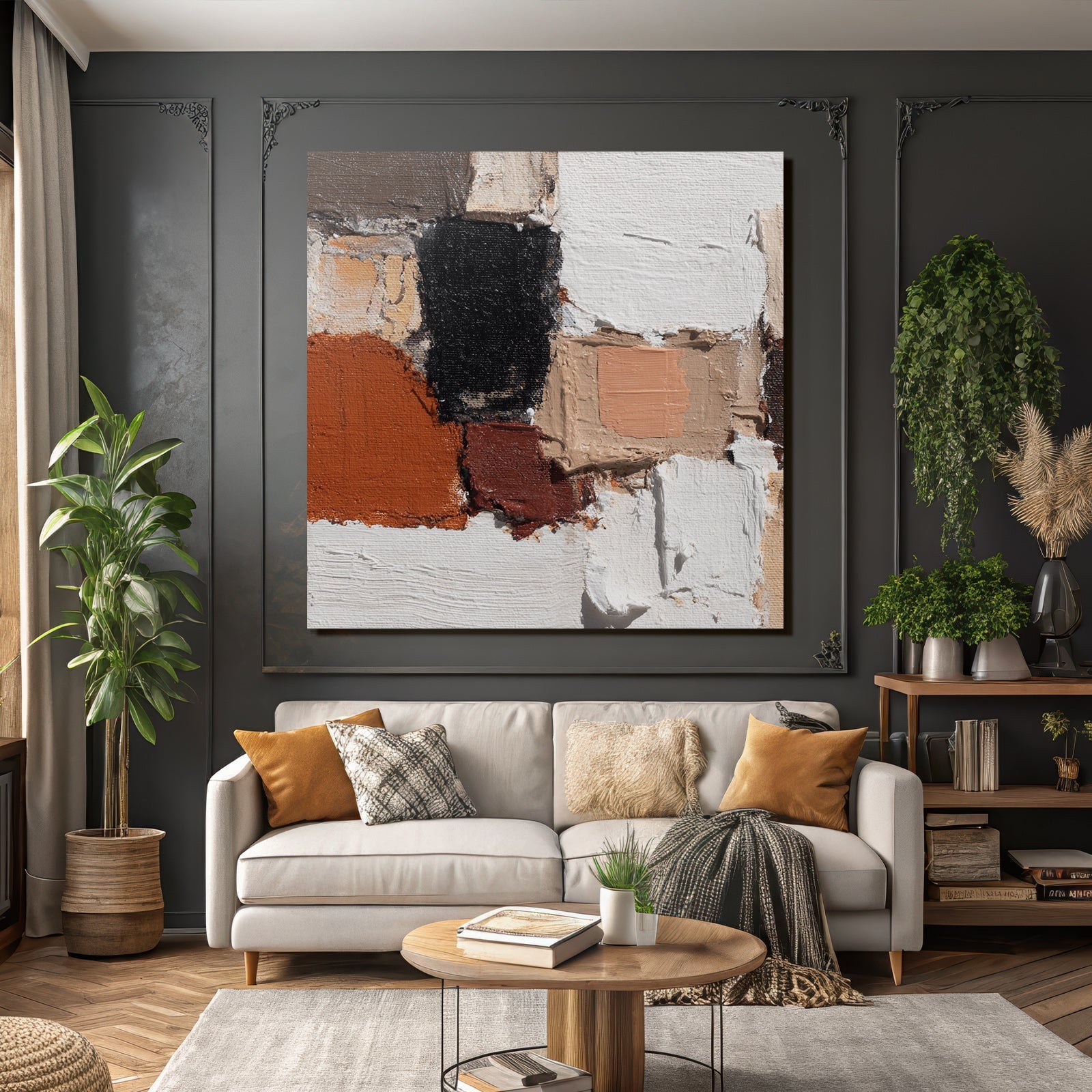 Abstracte Farben Texturierte Schichten