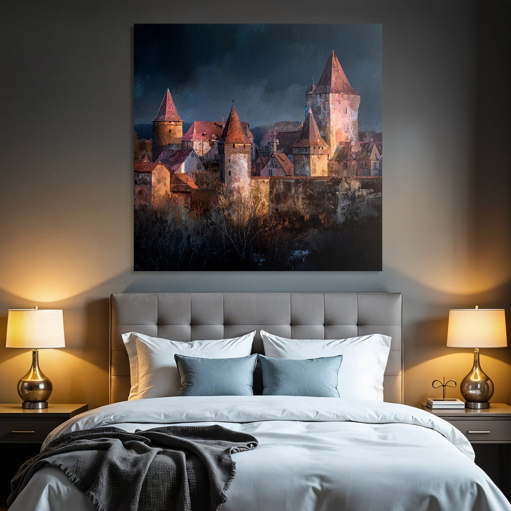 Burg Und Festung Mit Medieval Architektur