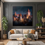 Burg Und Festung Mit Medieval Architektur