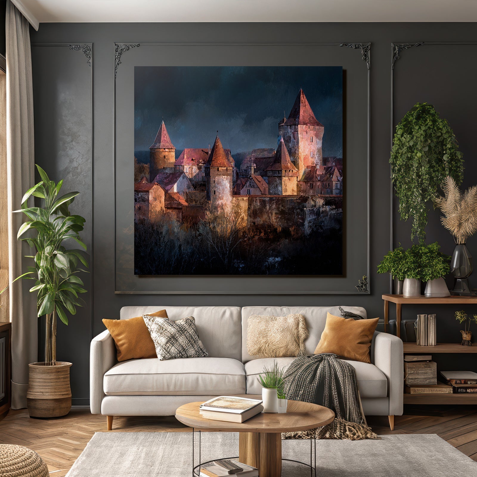 Burg Und Festung Mit Medieval Architektur