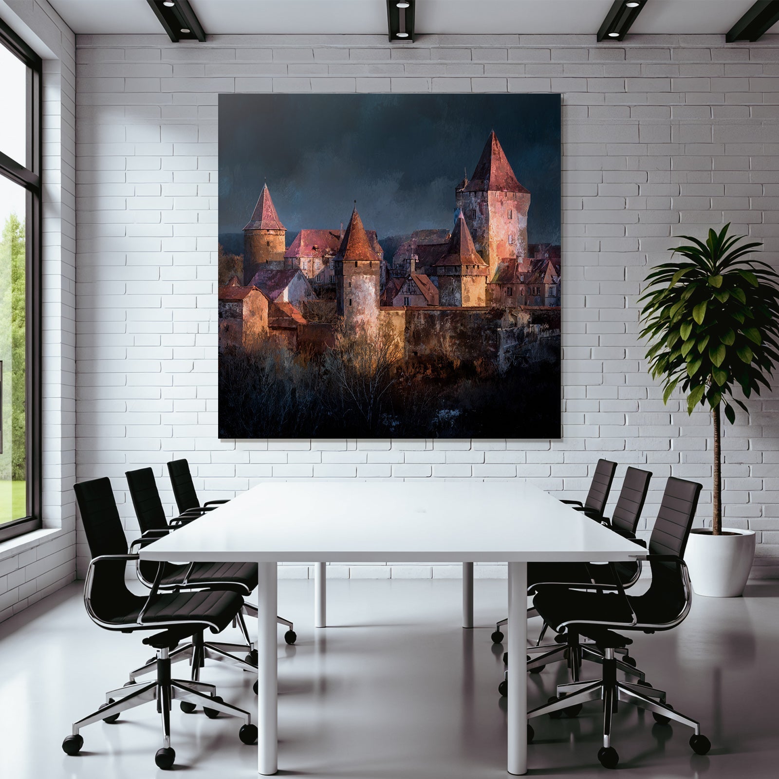 Burg Und Festung Mit Medieval Architektur