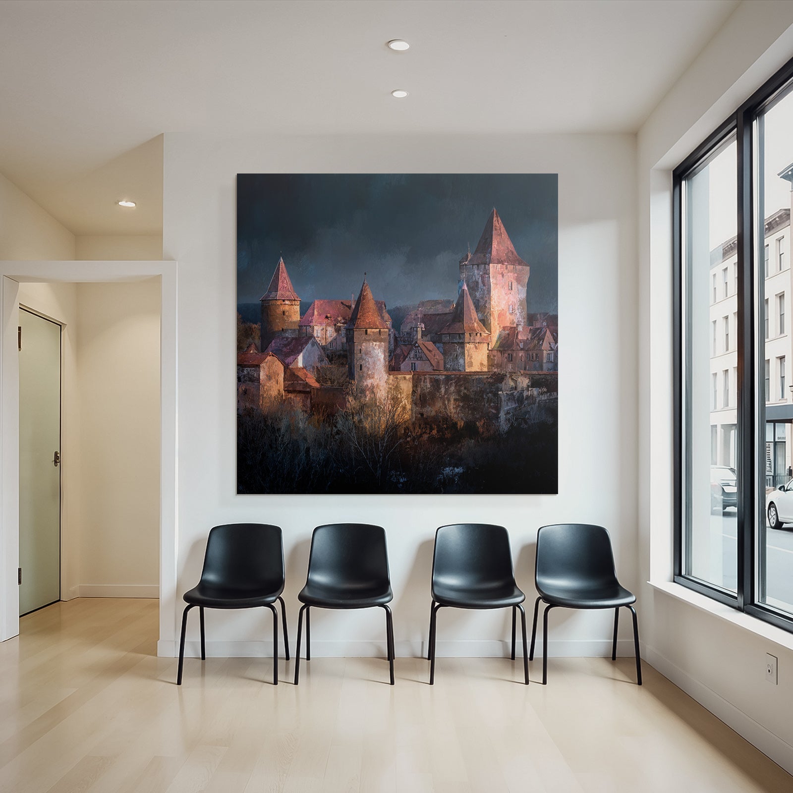 Burg Und Festung Mit Medieval Architektur