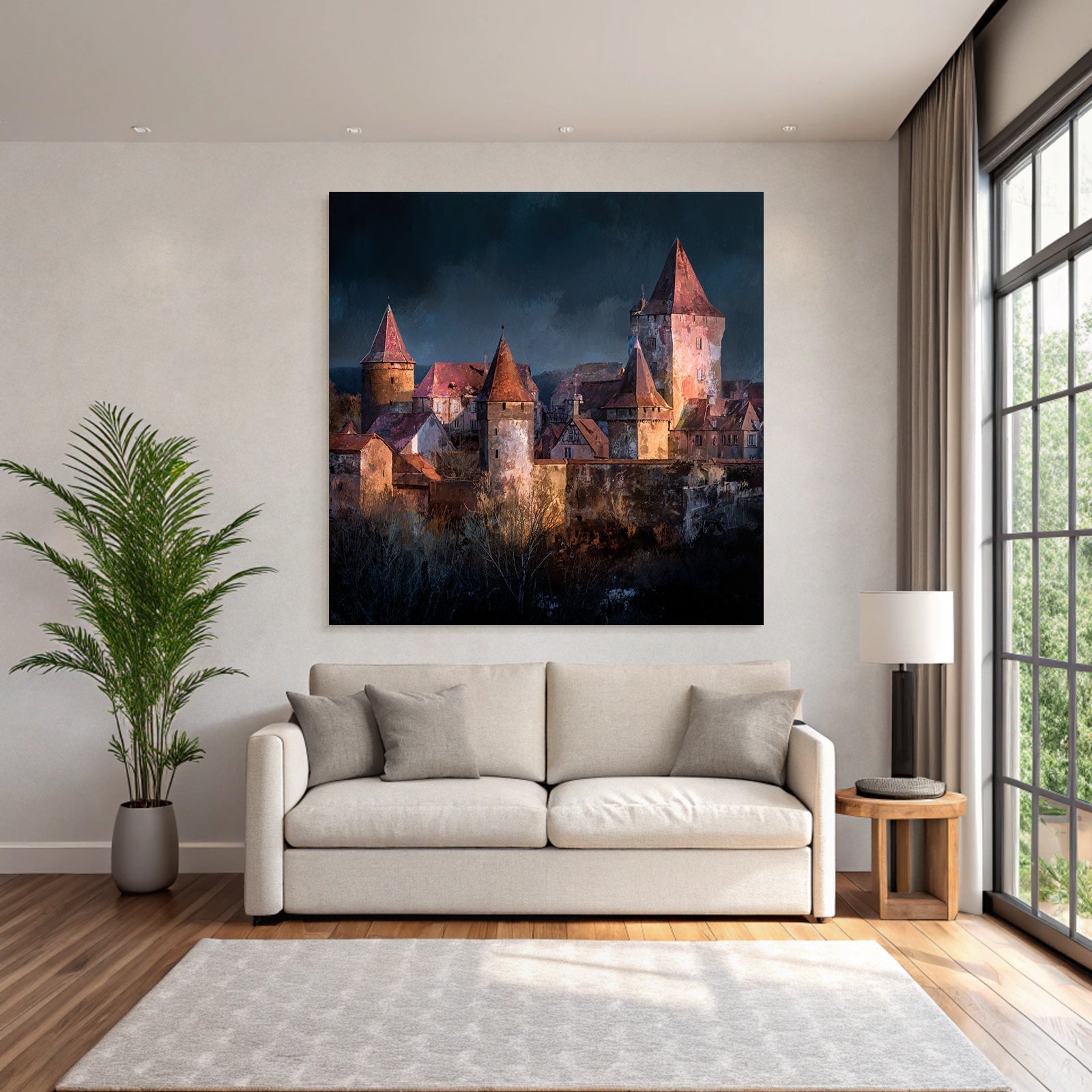 Burg Und Festung Mit Medieval Architektur