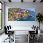 Malerisches Küsten Dorf Mediterrane Landschaft