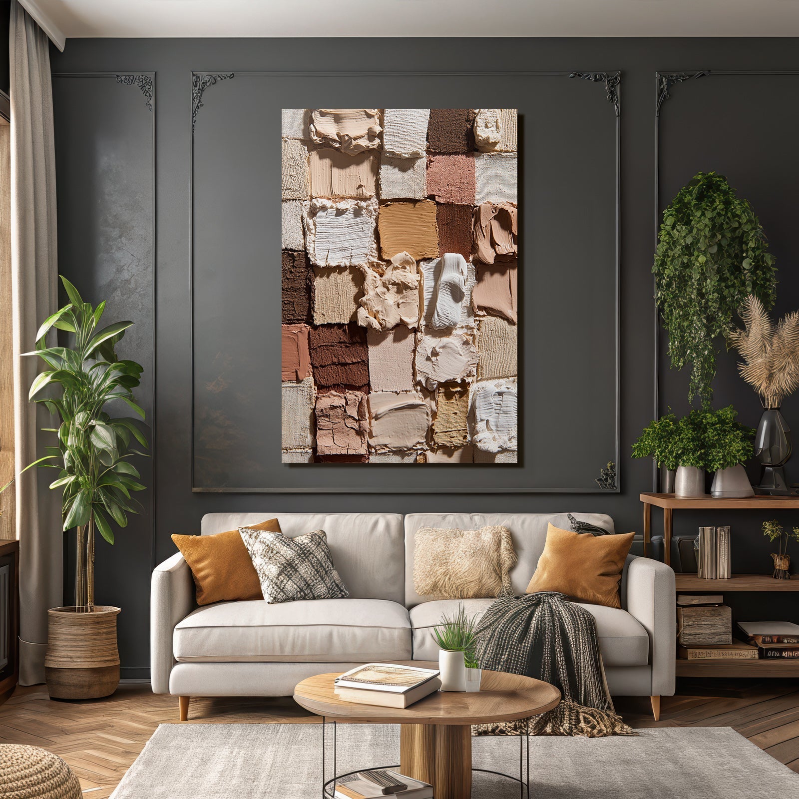 Farben Swatches Hauttöne Texturen