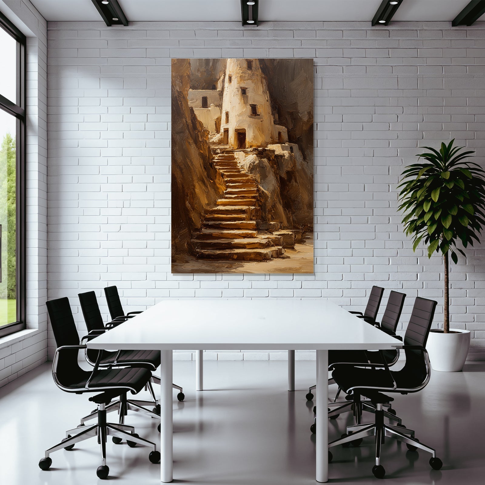 Stufen Zum Alten Bauwerk Im Steinigen Hintergrund