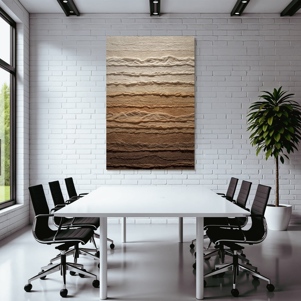 Texturierte Ebenen Beige Braun Gradiert Abstrakt