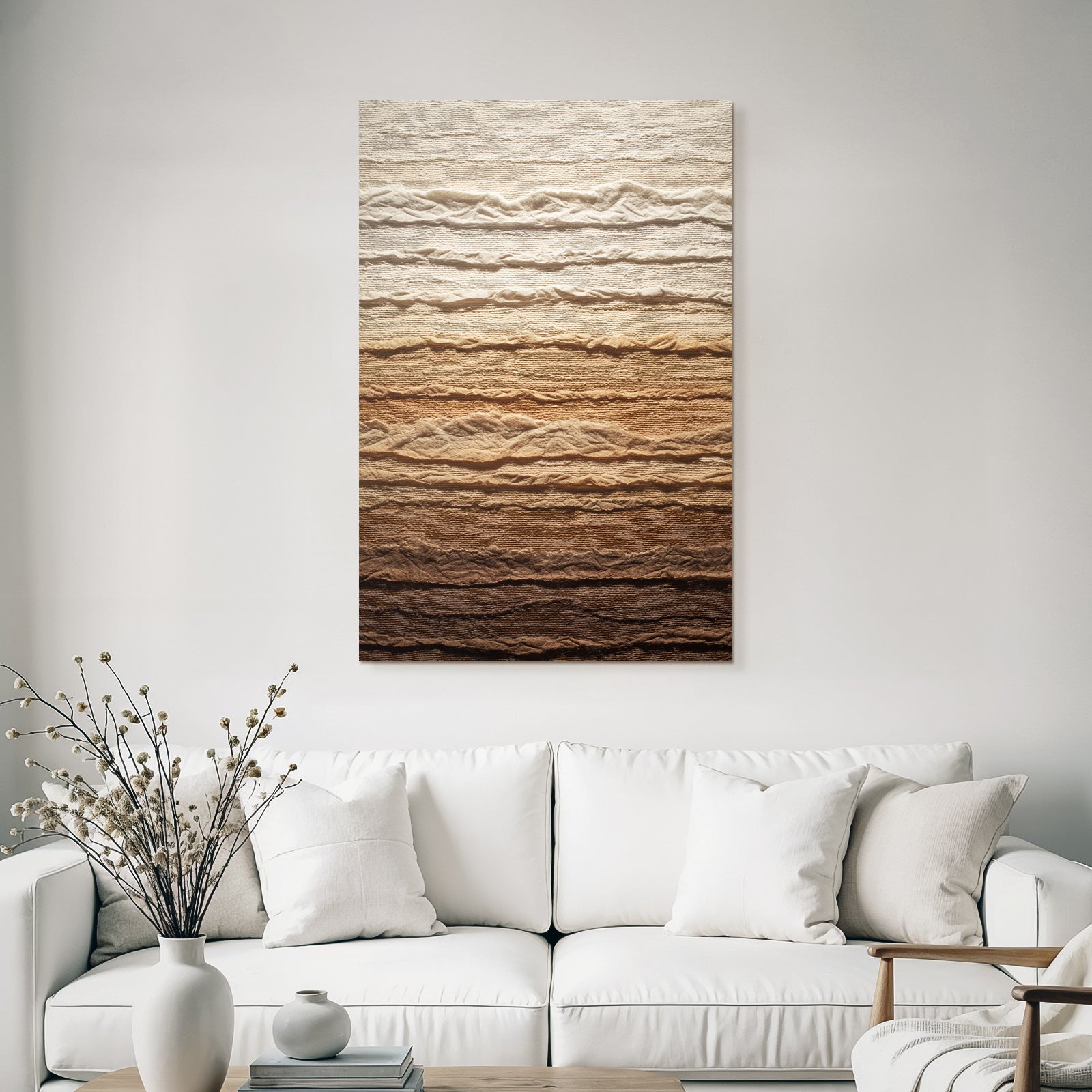 Texturierte Ebenen Beige Braun Gradiert Abstrakt