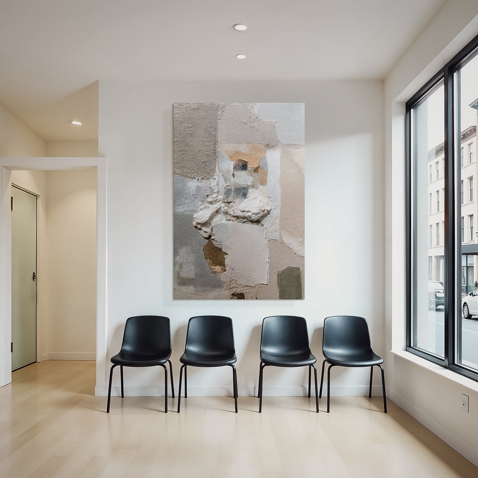 Texturierte Oberfläche Abstrakte Kunst Mischung Von Materialien