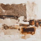 Abstraktes Kunstwerk Erdtöne Texturen Materialien Layered Effekt | Erdtoene und Taupe | Farbenwelten