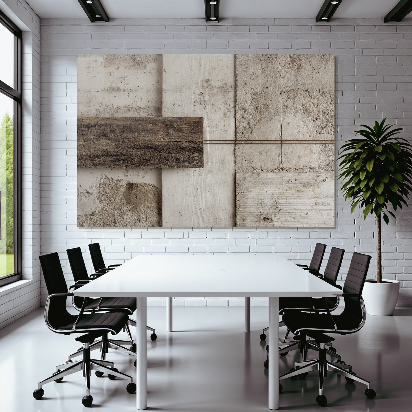 Abstracte Zusammensetzung Interior Design Texturen Materialien