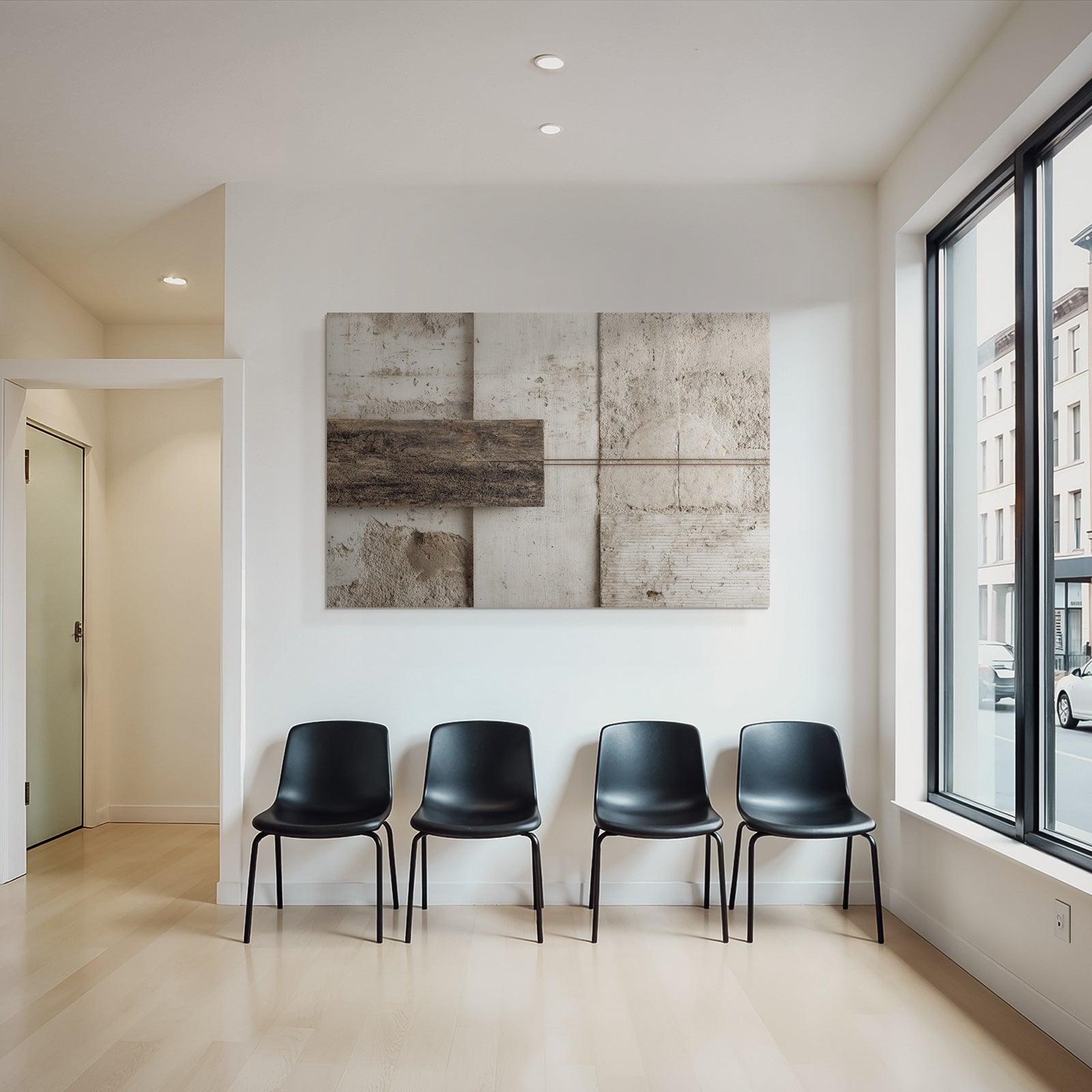 Abstracte Zusammensetzung Interior Design Texturen Materialien