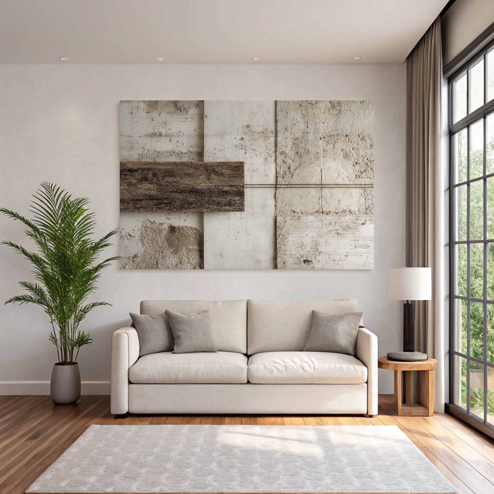 Abstracte Zusammensetzung Interior Design Texturen Materialien