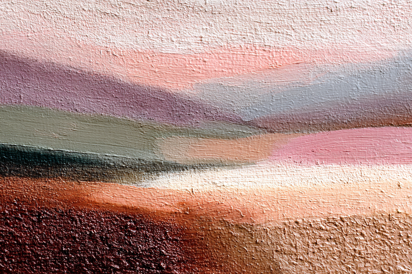 Abstractes Bild Mit Weichen Farben Gradient Landscape Horizont | Erdtoene und Taupe | Farbenwelten
