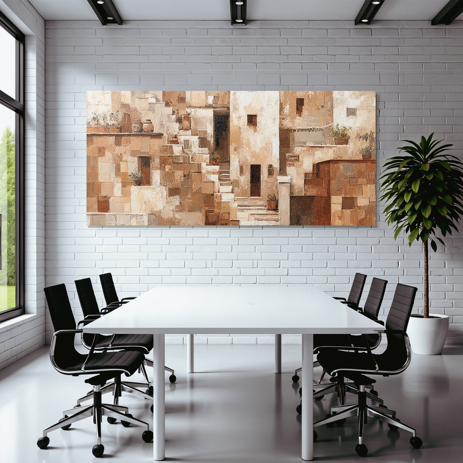 Abstrakte Architektur Mediterranische Strukturen