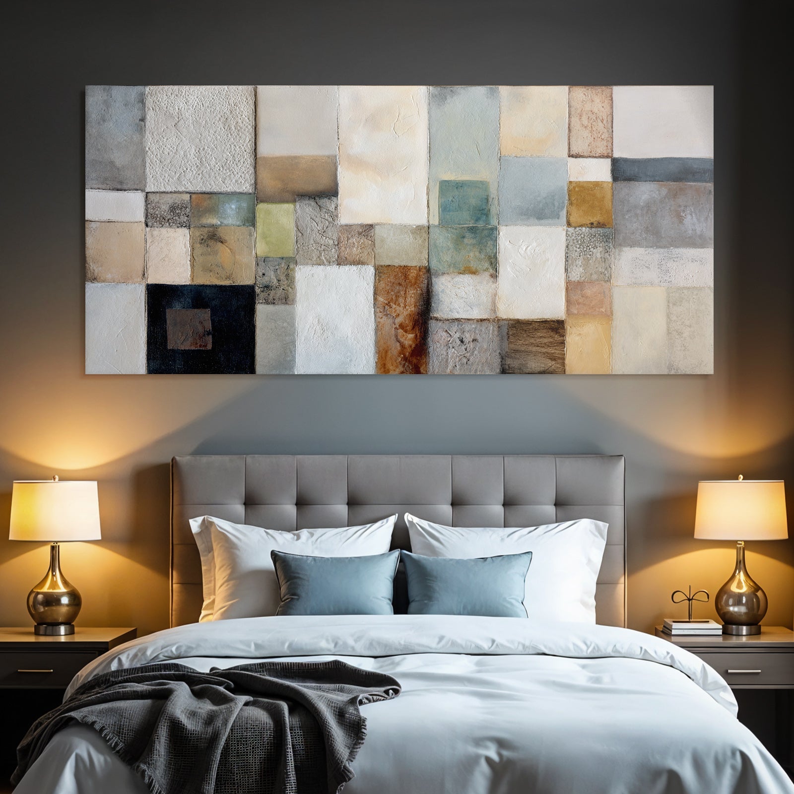 Abstrakte Kunst Mit Texturen Und Farben