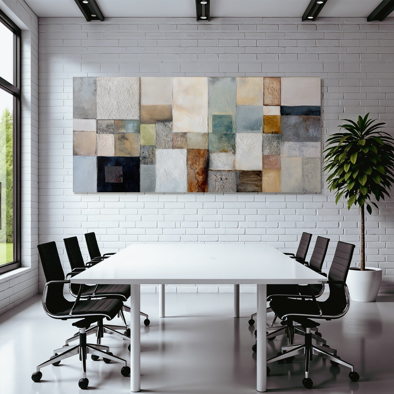Abstrakte Kunst Mit Texturen Und Farben