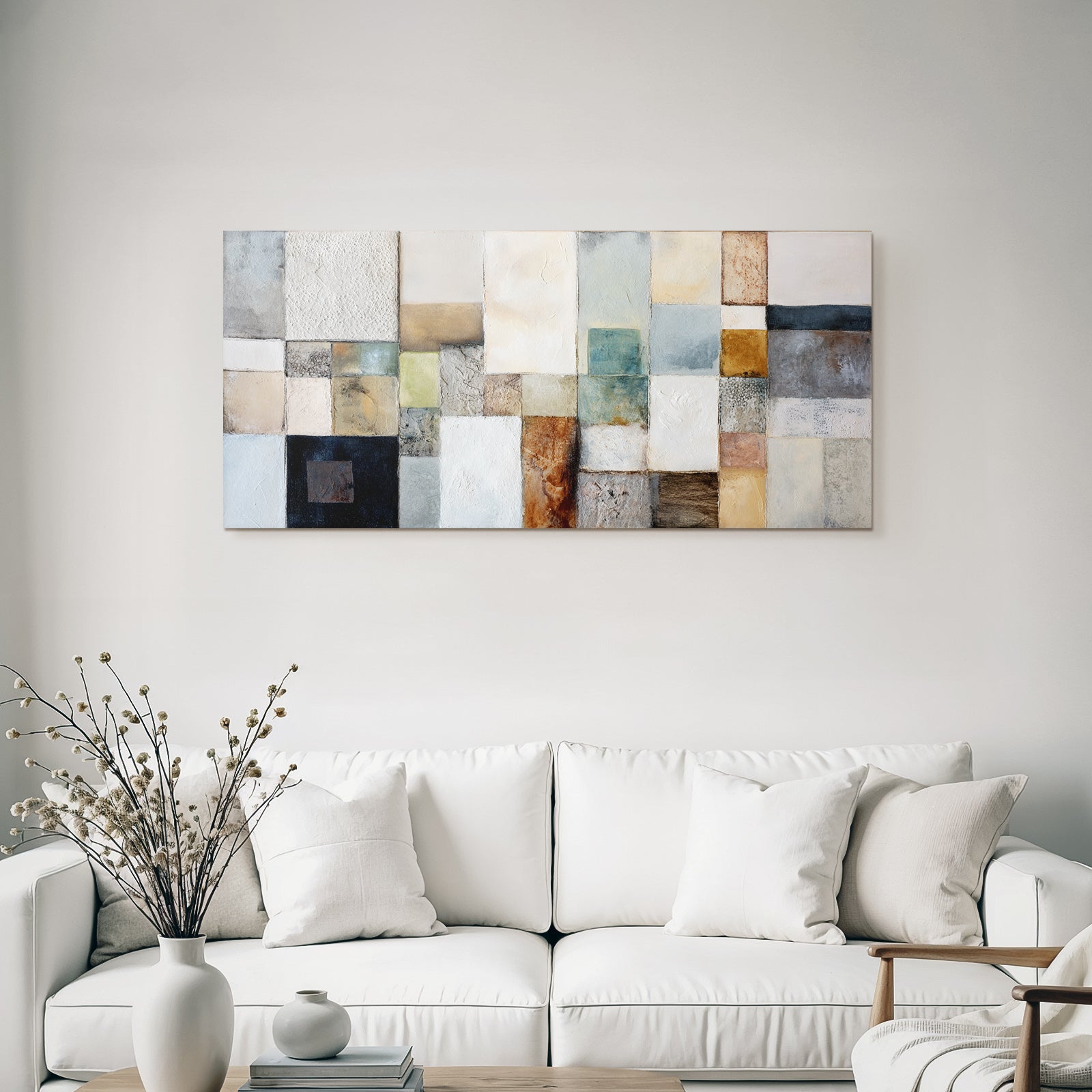 Abstrakte Kunst Mit Texturen Und Farben