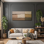 Abstrakte Kunst Texturierte Farbe Neutrale Ton