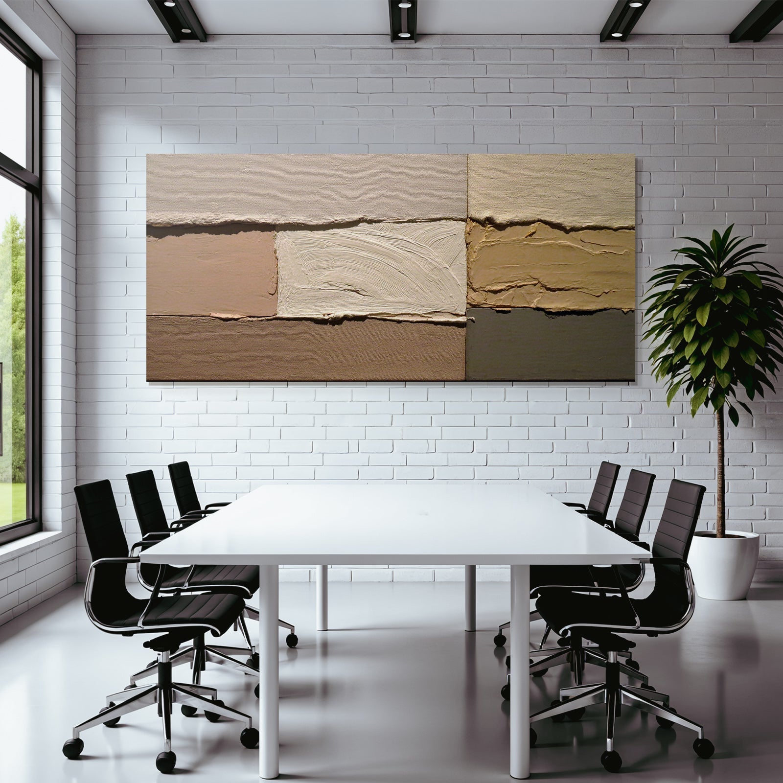 Abstrakte Kunst Texturierte Farbe Neutrale Ton