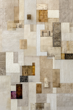 Abstracte Zusammensetzung In Neutralen Tönen Mit Texturen Und Formen | Gold und Beige | Farbenwelten