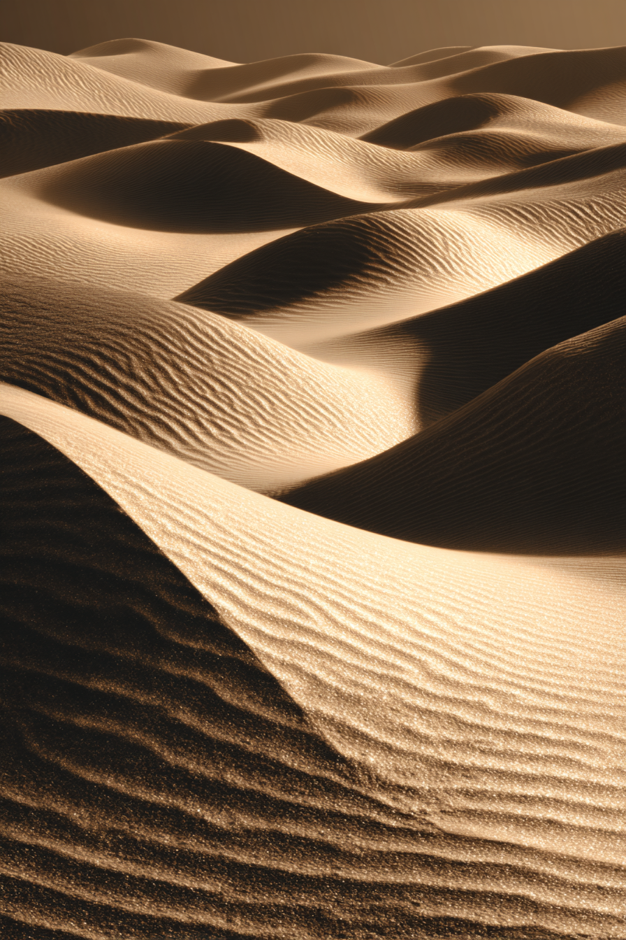Sanddünenlandschaft | Gold und Beige | Farbenwelten