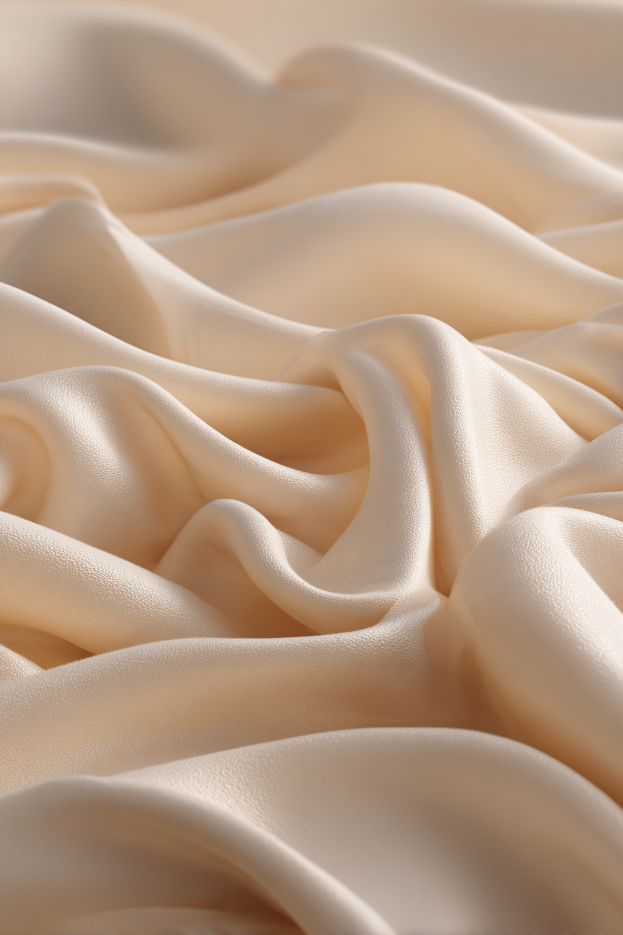 Sanfter Flüssender Stoff Beige Smooth Silky Textur | Gold und Beige | Farbenwelten