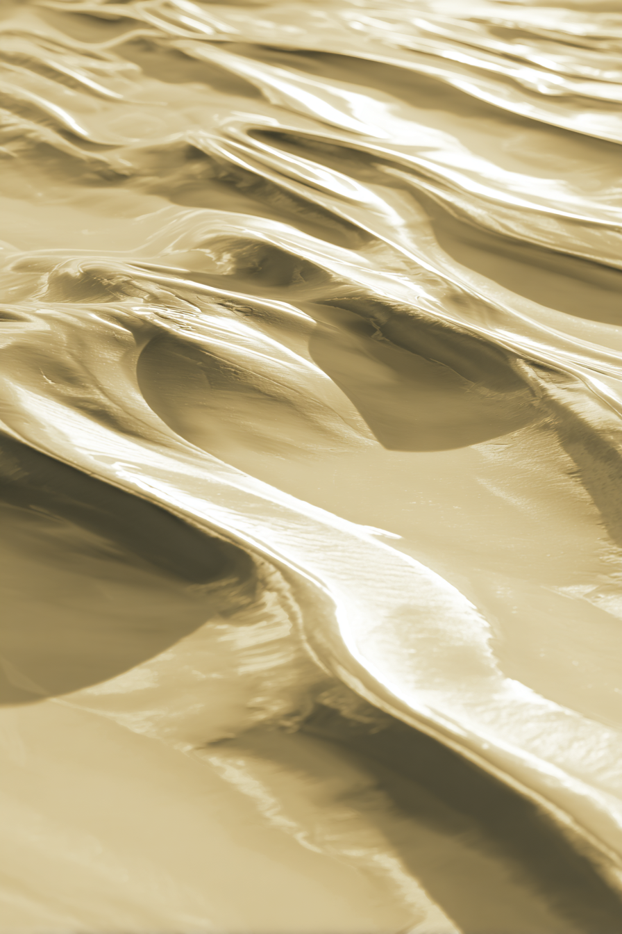 Texturierte Oberflächen Sanddünen Oder Wellen Abstrakt | Gold und Beige | Farbenwelten
