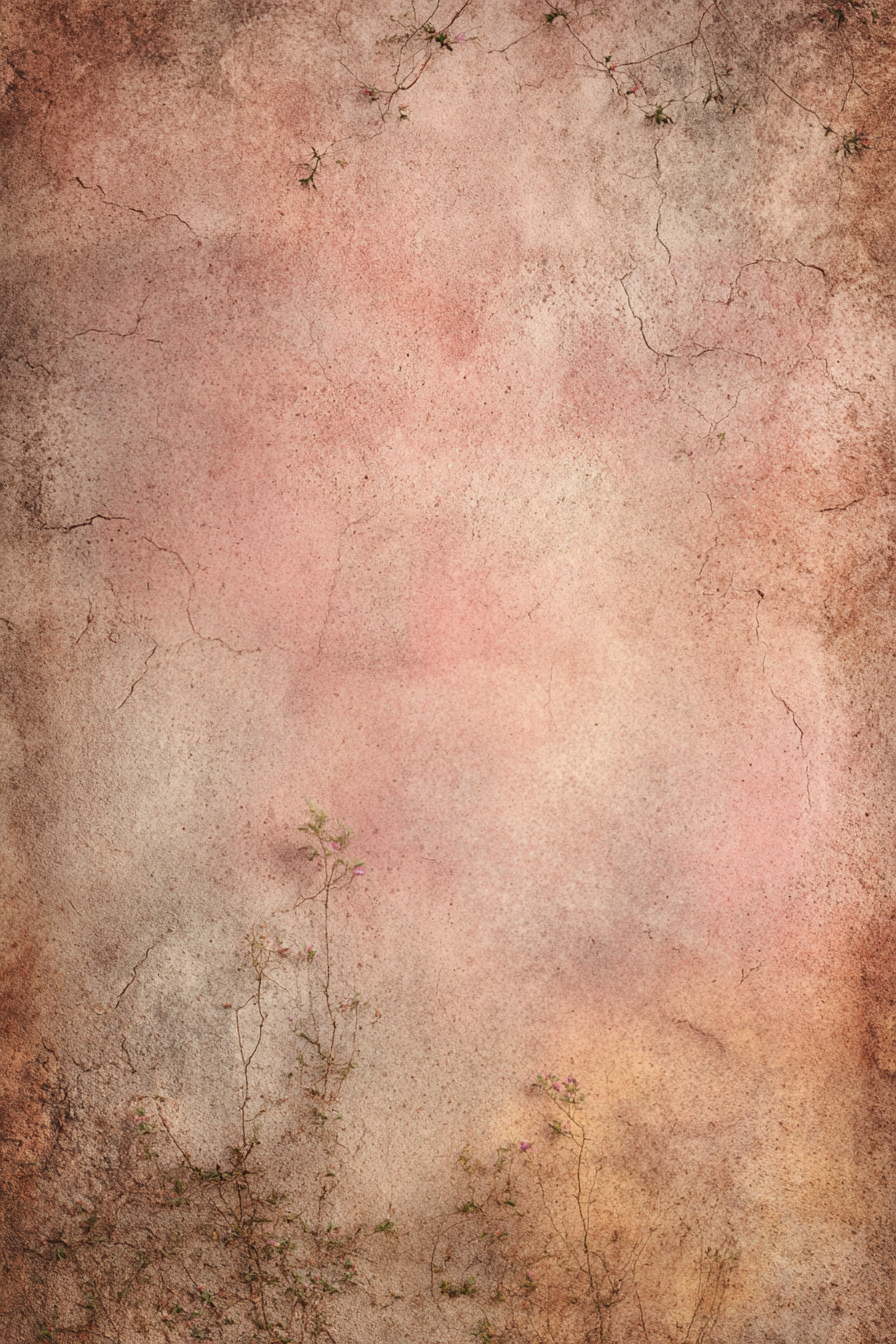 Texturierten Hintergrund Mit Wetterfesten Oberfläche Und Pflanzen | Gold und Beige | Farbenwelten